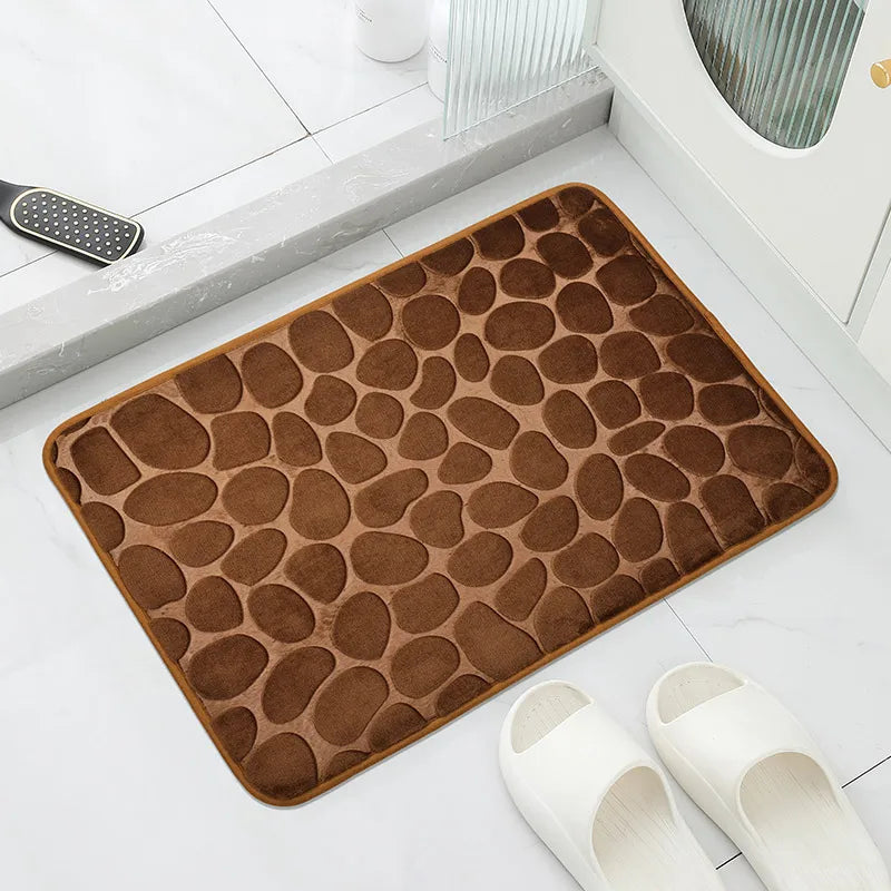 Comfort Cobblestone Anti-Slip Bath Mat