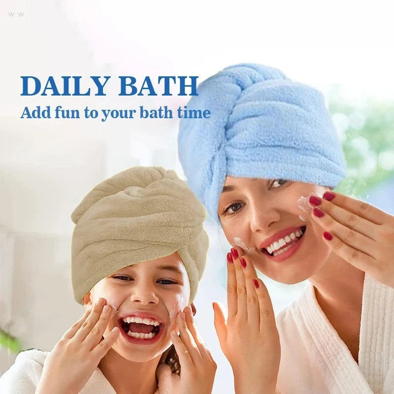 Quick-Dry Microfiber Hair Towel Wrap