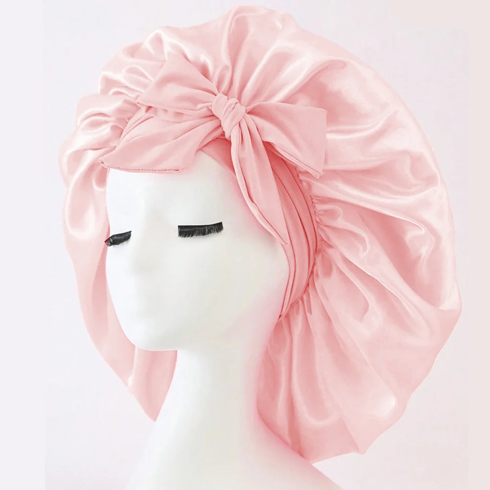 The Serenity 'Secure-Fit' Adjustable Silk Sleep Bonnet