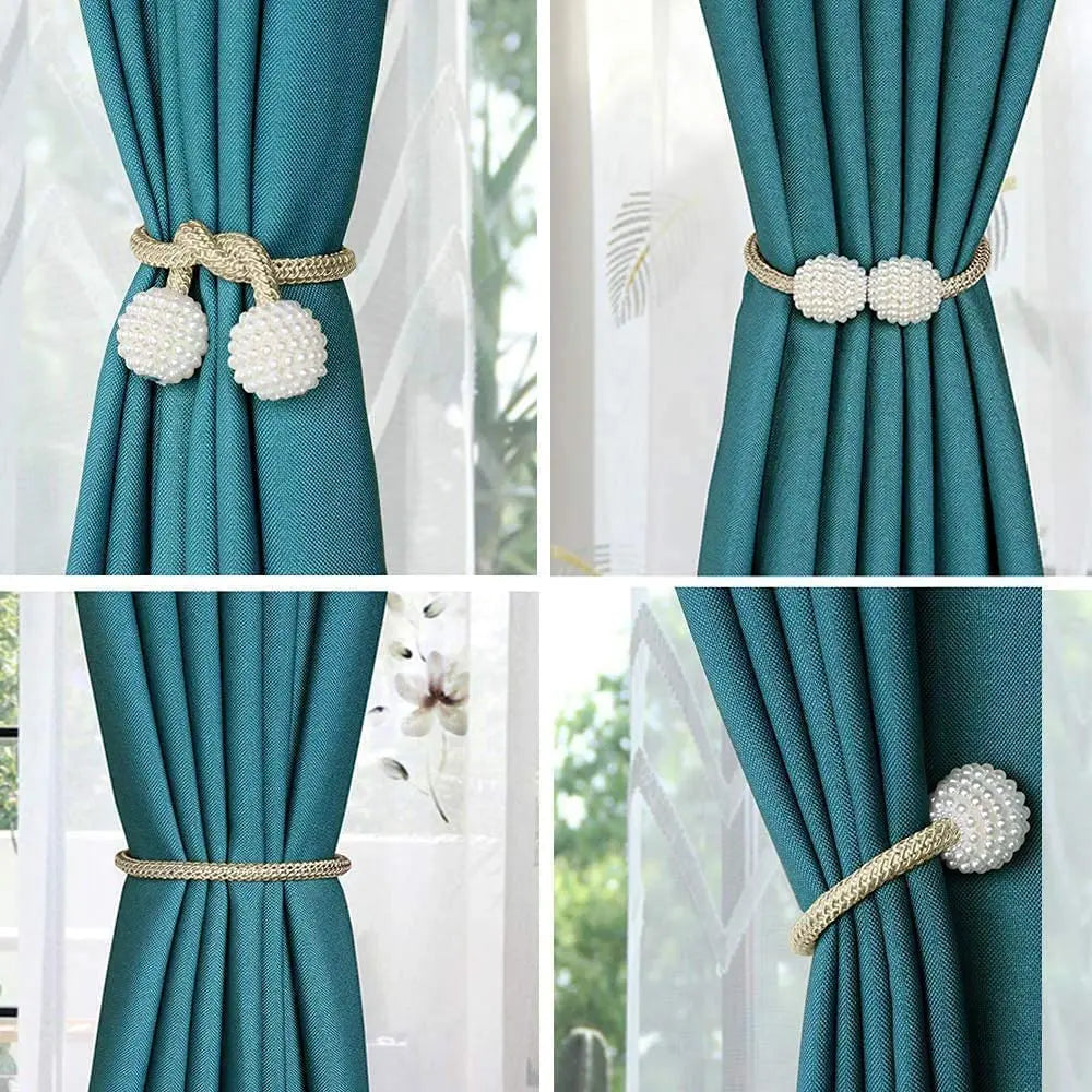 The Serenity 'Jewel-Clasp' Magnetic Curtain Tie Back