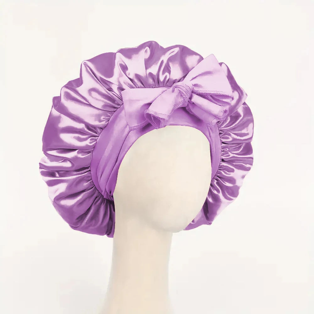 The Serenity 'Secure-Fit' Adjustable Silk Sleep Bonnet
