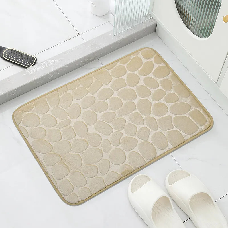 Comfort Cobblestone Anti-Slip Bath Mat