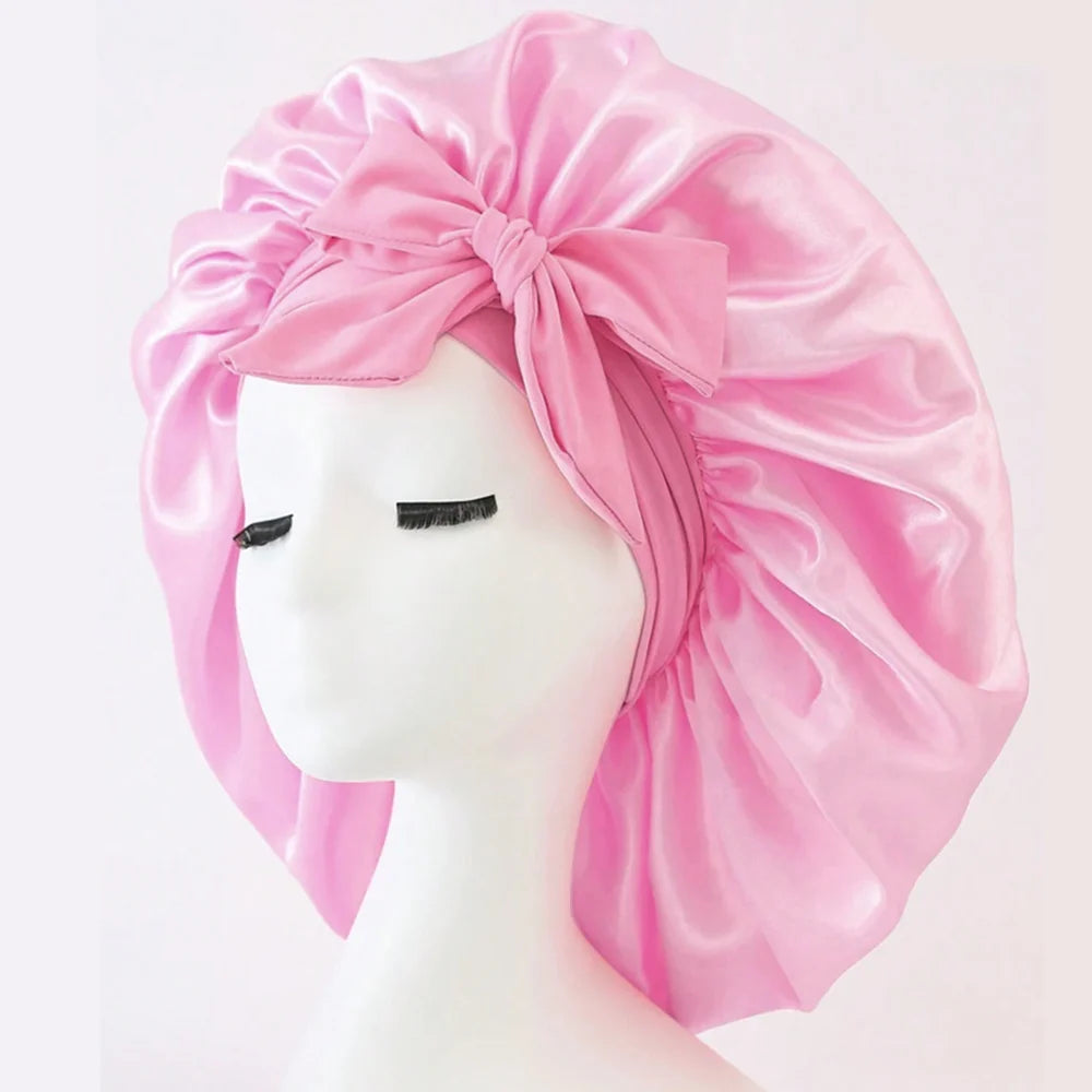 The Serenity 'Secure-Fit' Adjustable Silk Sleep Bonnet