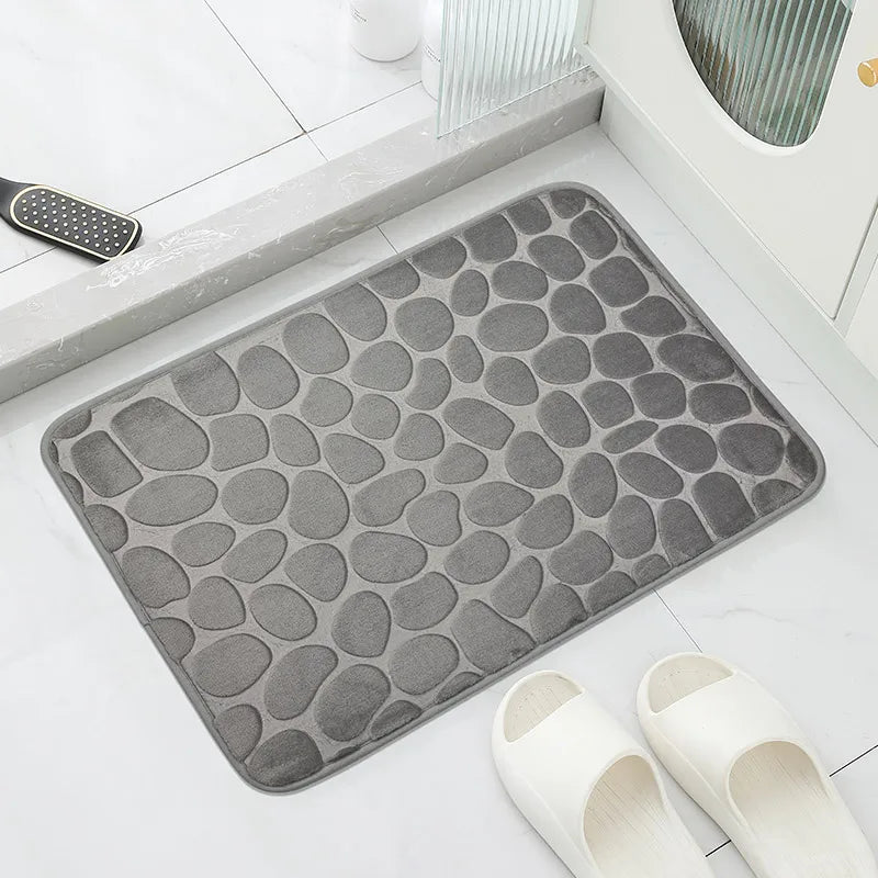 Comfort Cobblestone Anti-Slip Bath Mat