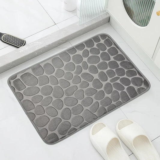Comfort Cobblestone Anti-Slip Bath Mat