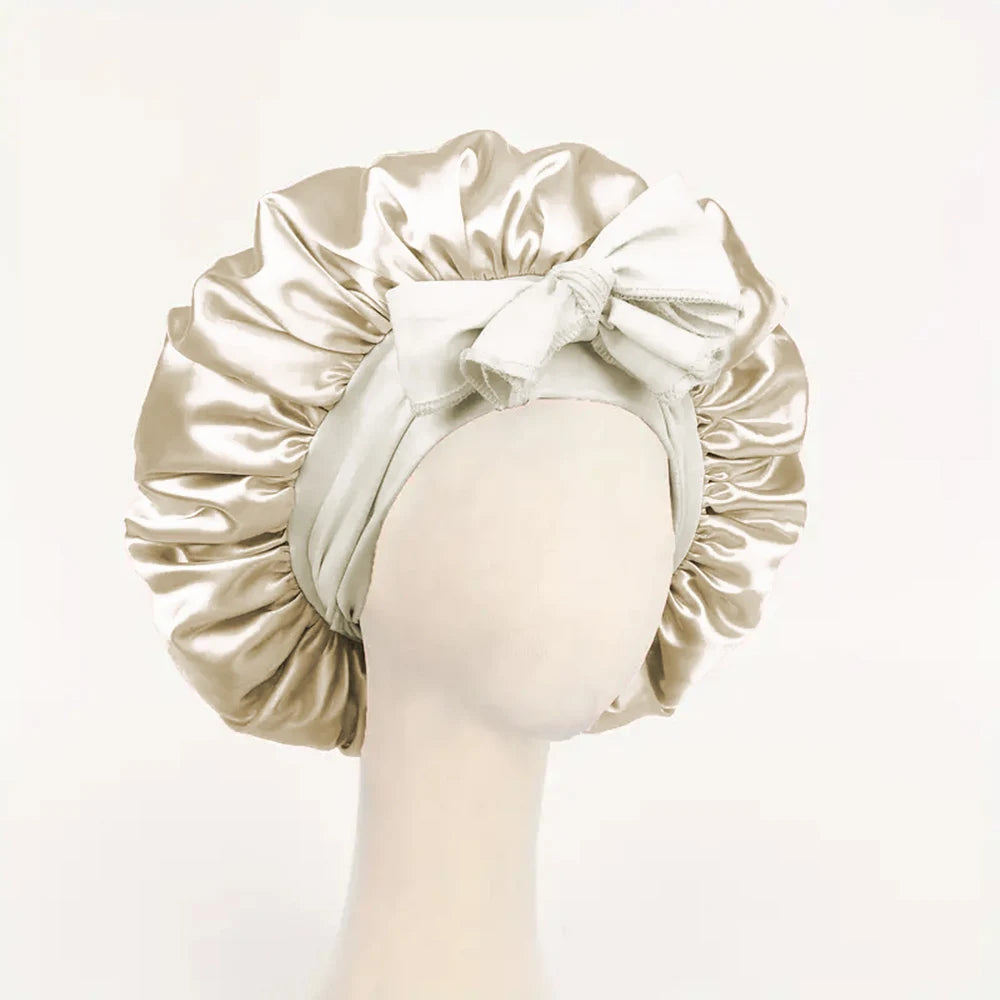 The Serenity 'Secure-Fit' Adjustable Silk Sleep Bonnet