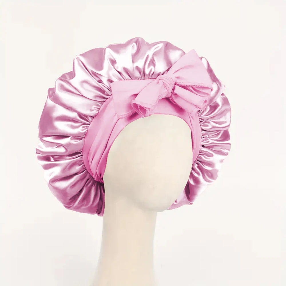 The Serenity 'Secure-Fit' Adjustable Silk Sleep Bonnet