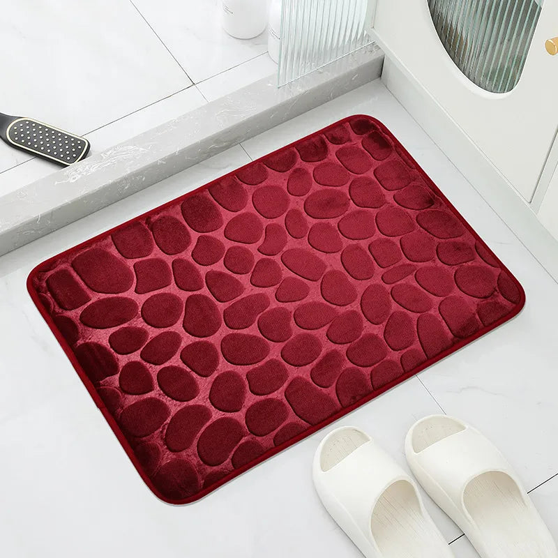 Comfort Cobblestone Anti-Slip Bath Mat