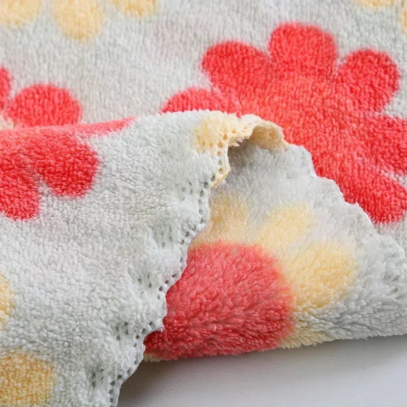 The Serenity 'Coral Bloom' Ultra-Absorbent Kitchen Cloths (Set of 4)