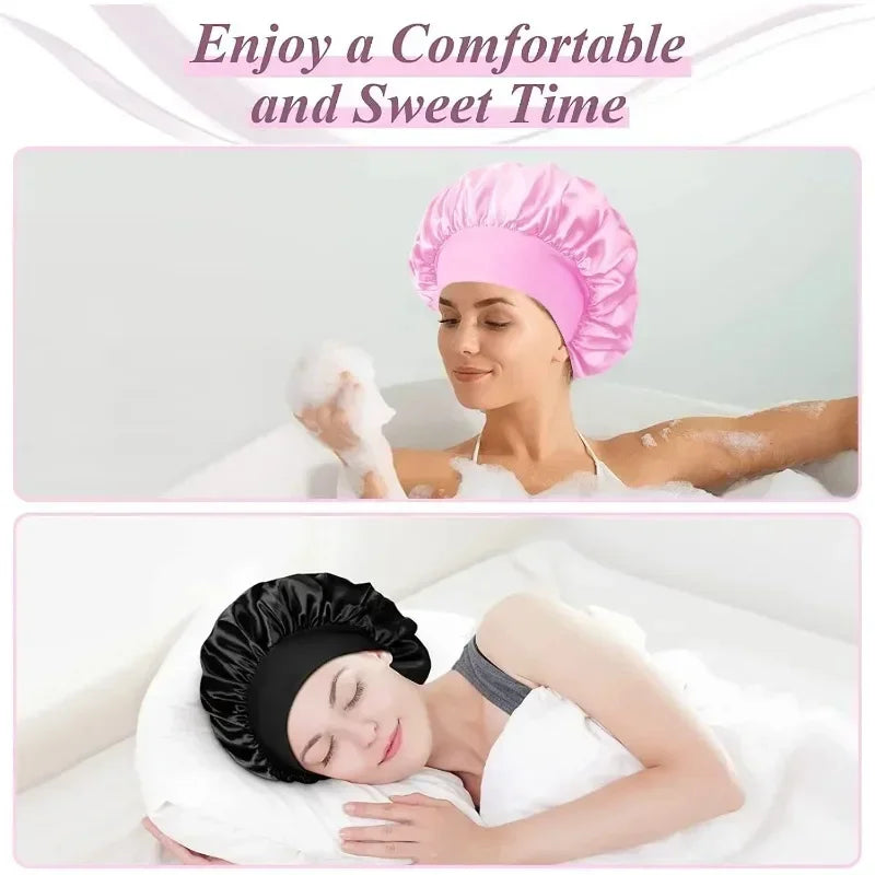 The Serenity Silk-Lined 'Frizz-Defense' Sleep Bonnet