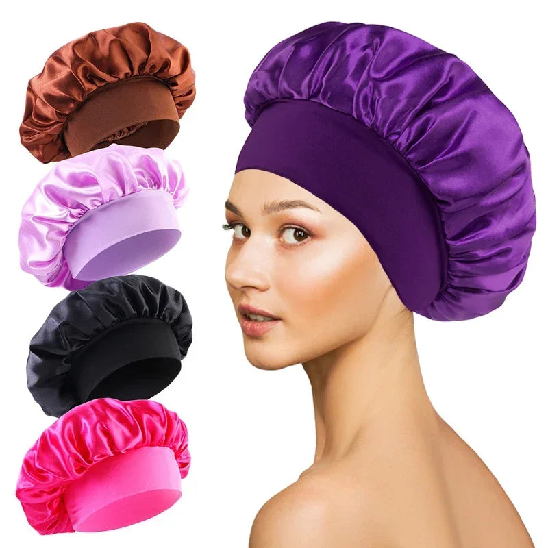 The Serenity Silk-Lined 'Frizz-Defense' Sleep Bonnet