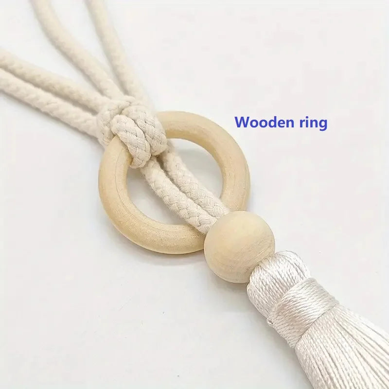 The Serenity 'Artisan Knot' Cotton Curtain Tie Backs (Set of 2)