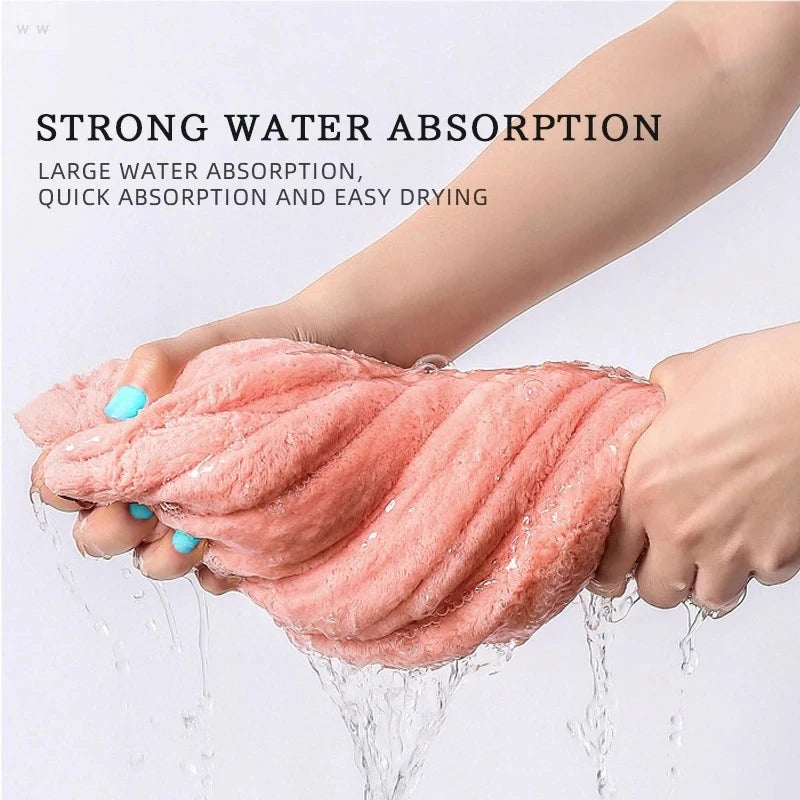 Quick-Dry Microfiber Hair Towel Wrap