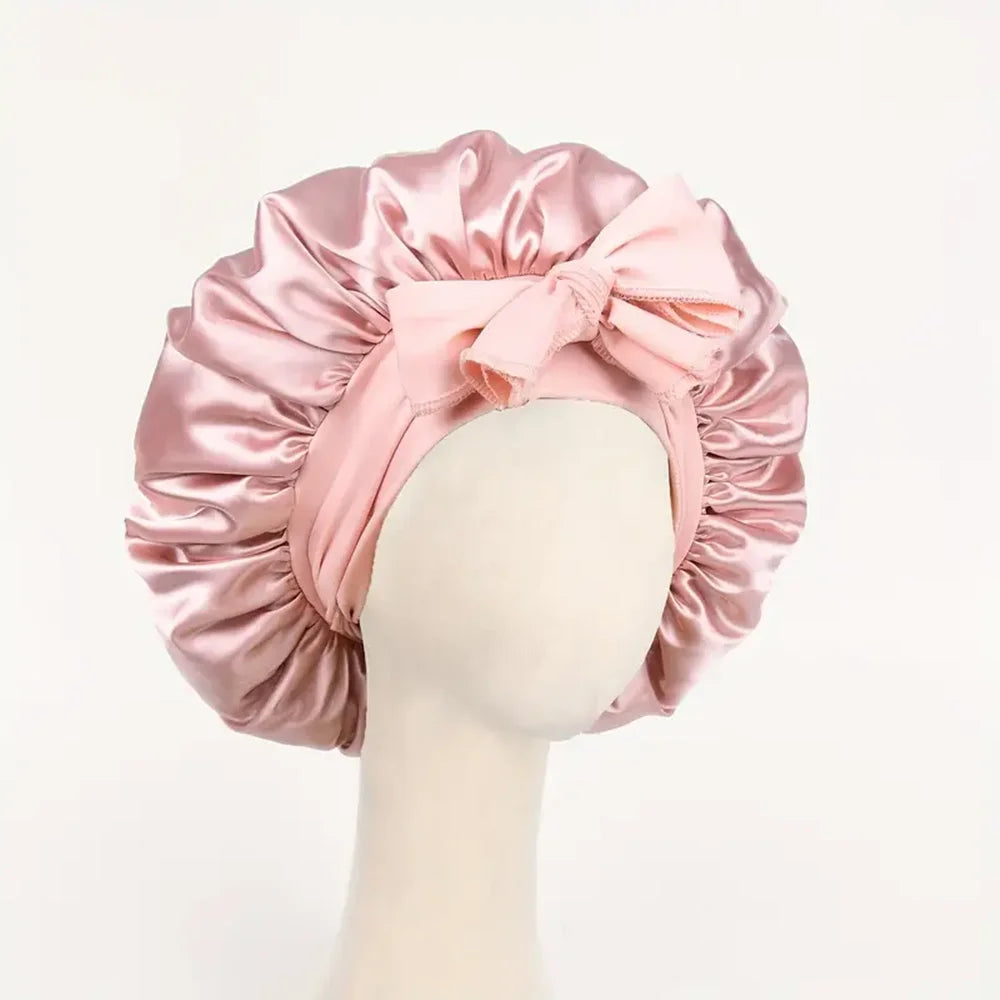 The Serenity 'Secure-Fit' Adjustable Silk Sleep Bonnet