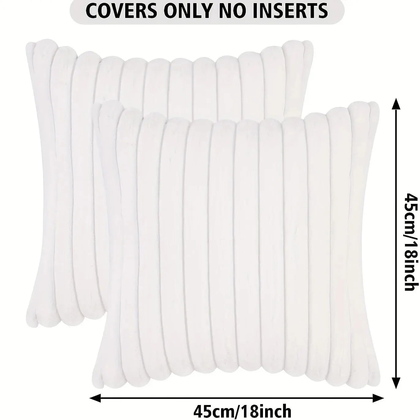 The Serenity 'Corduroy Stripe' Versatile Cushion Cover
